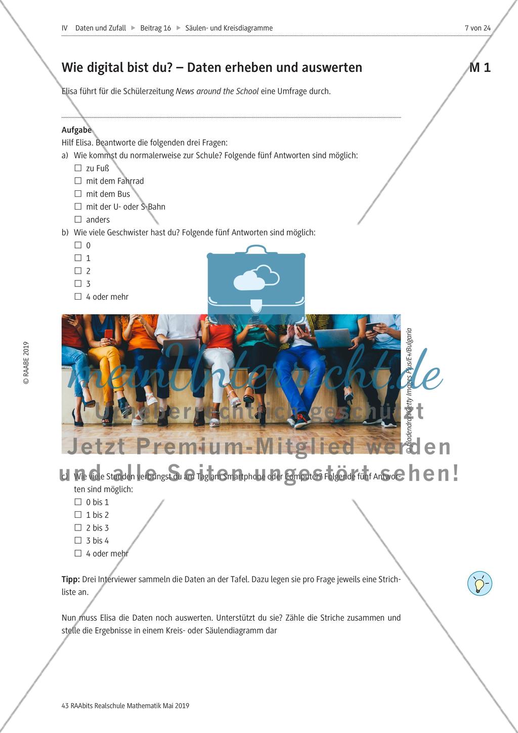 Das Kreis- und Säulendiagramm Preview 1