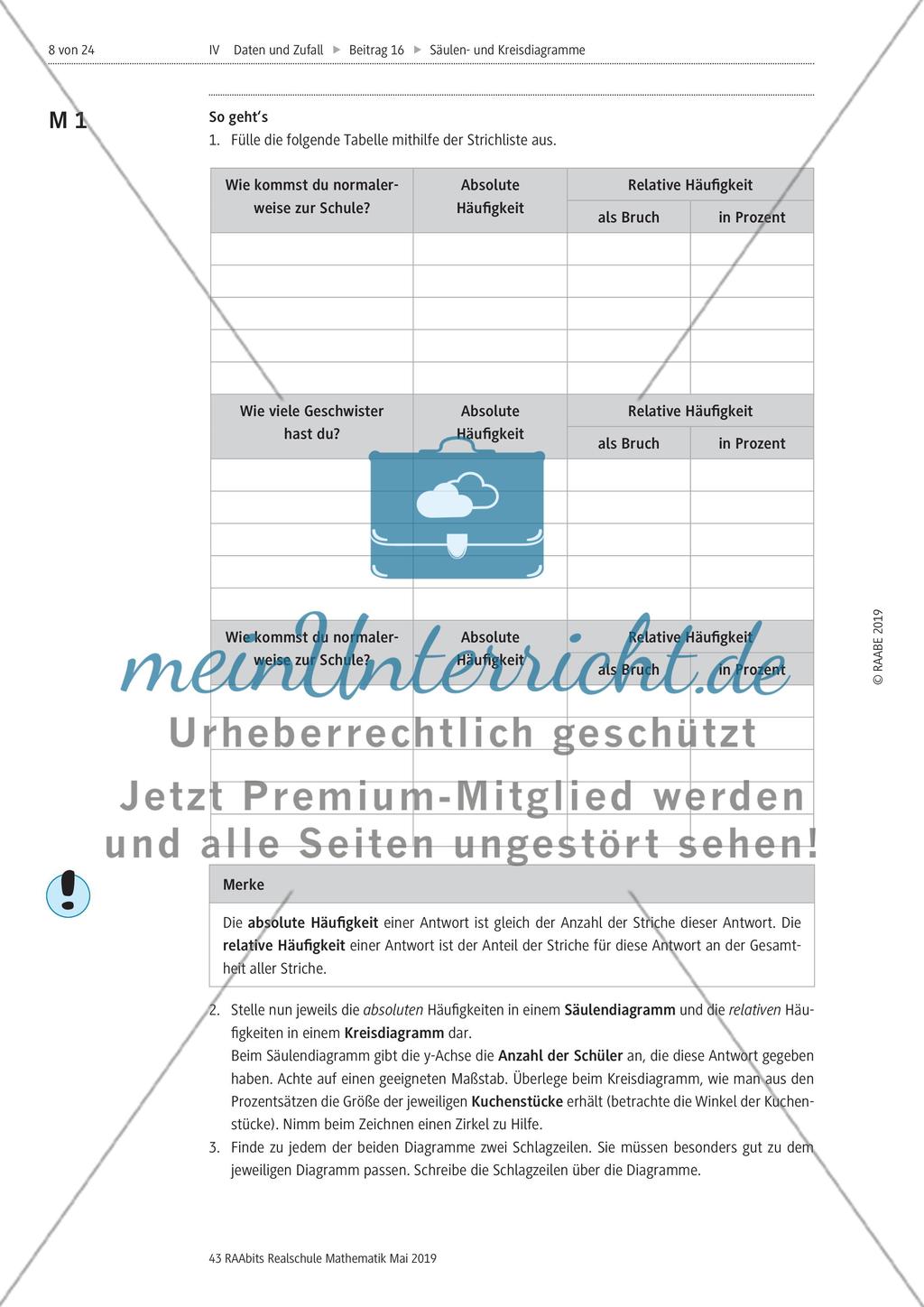 Das Kreis- und Säulendiagramm Preview 2