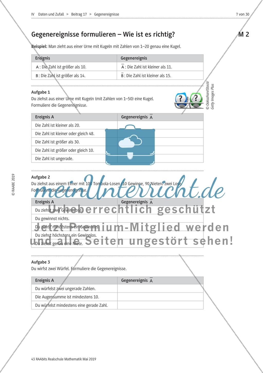Die Grundfertigkeiten zur Wahrscheinlichkeit Preview 2