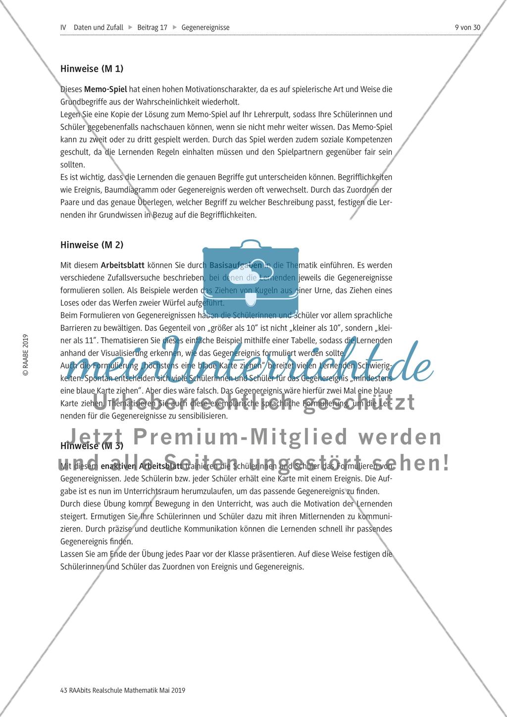 Die Grundfertigkeiten zur Wahrscheinlichkeit Preview 4