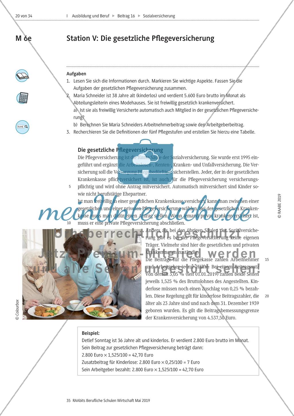 Die fünf Säulen der Sozialversicherung Preview 15