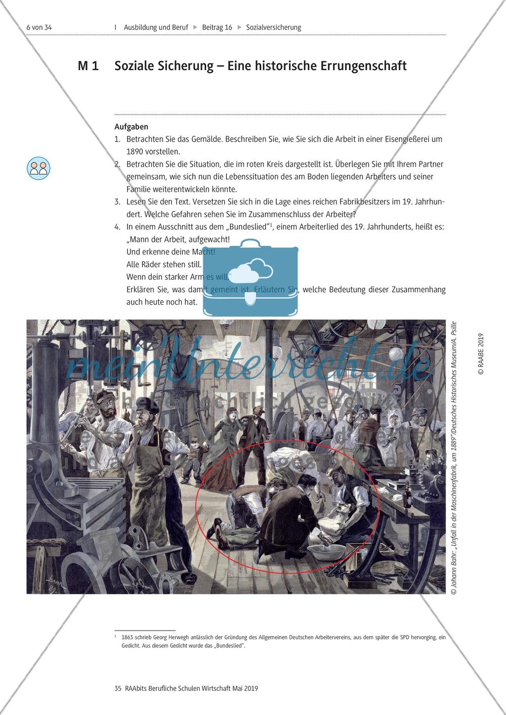 Die fünf Säulen der Sozialversicherung Preview 1