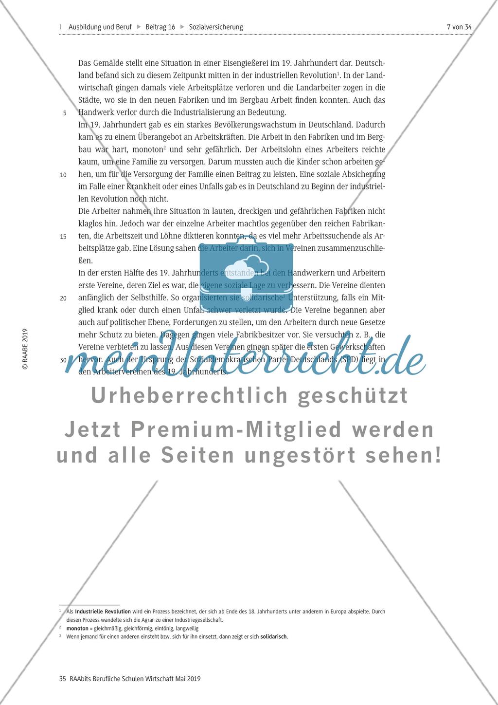 Die fünf Säulen der Sozialversicherung Preview 2