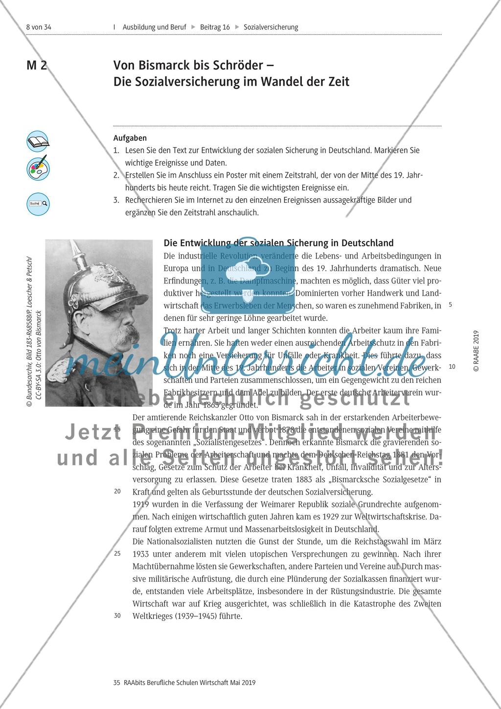 Die fünf Säulen der Sozialversicherung Preview 3