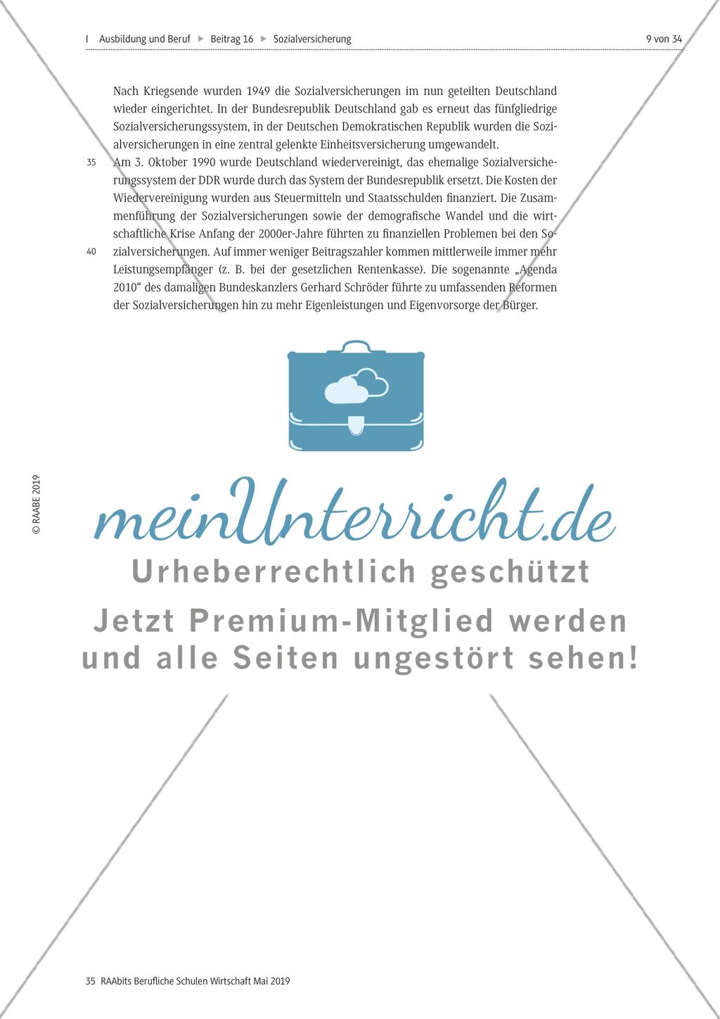 Die fünf Säulen der Sozialversicherung Preview 4