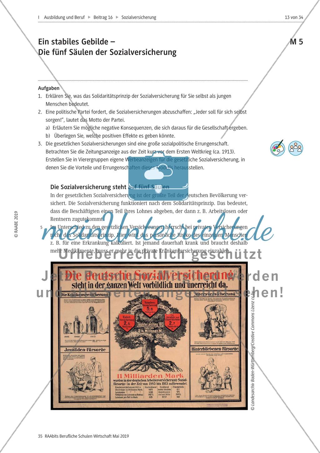 Die fünf Säulen der Sozialversicherung Preview 8
