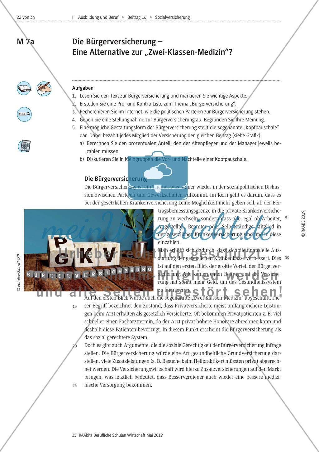 Die Bürgerversicherung als Alternative Preview 1