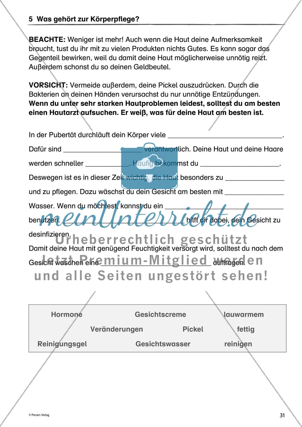 Was gehört zur Körperpflege? Preview 6