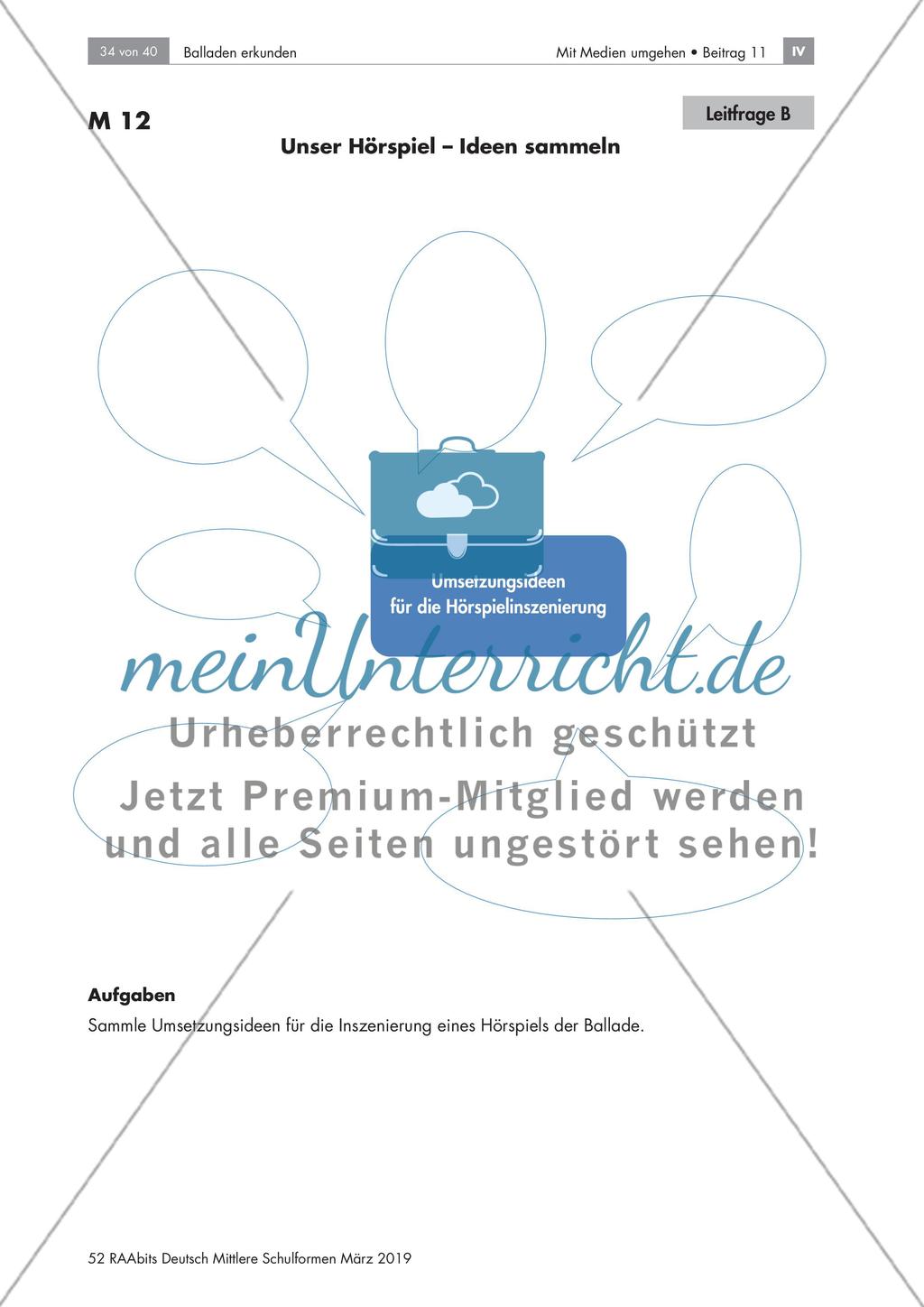 Inszenierung einer Ballade Preview 13