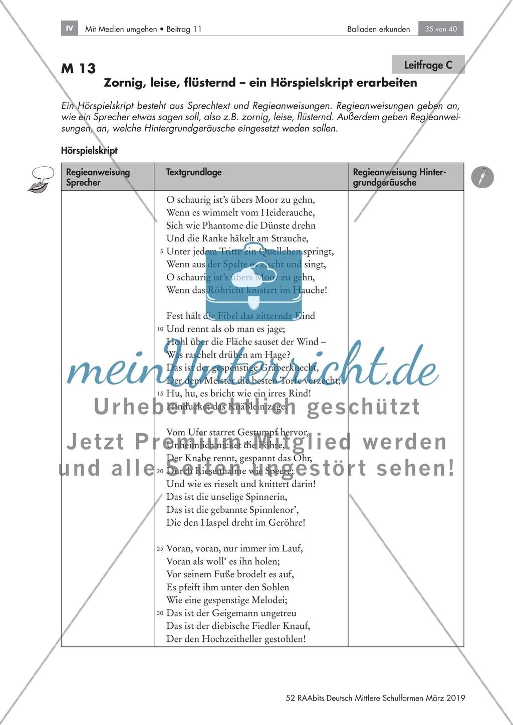Inszenierung einer Ballade Preview 14