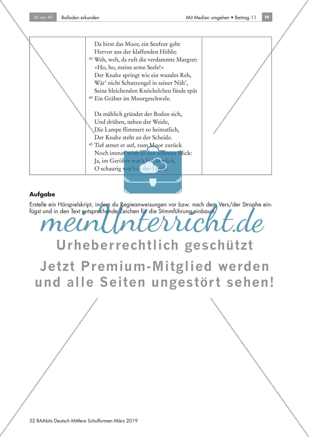 Inszenierung einer Ballade Preview 15