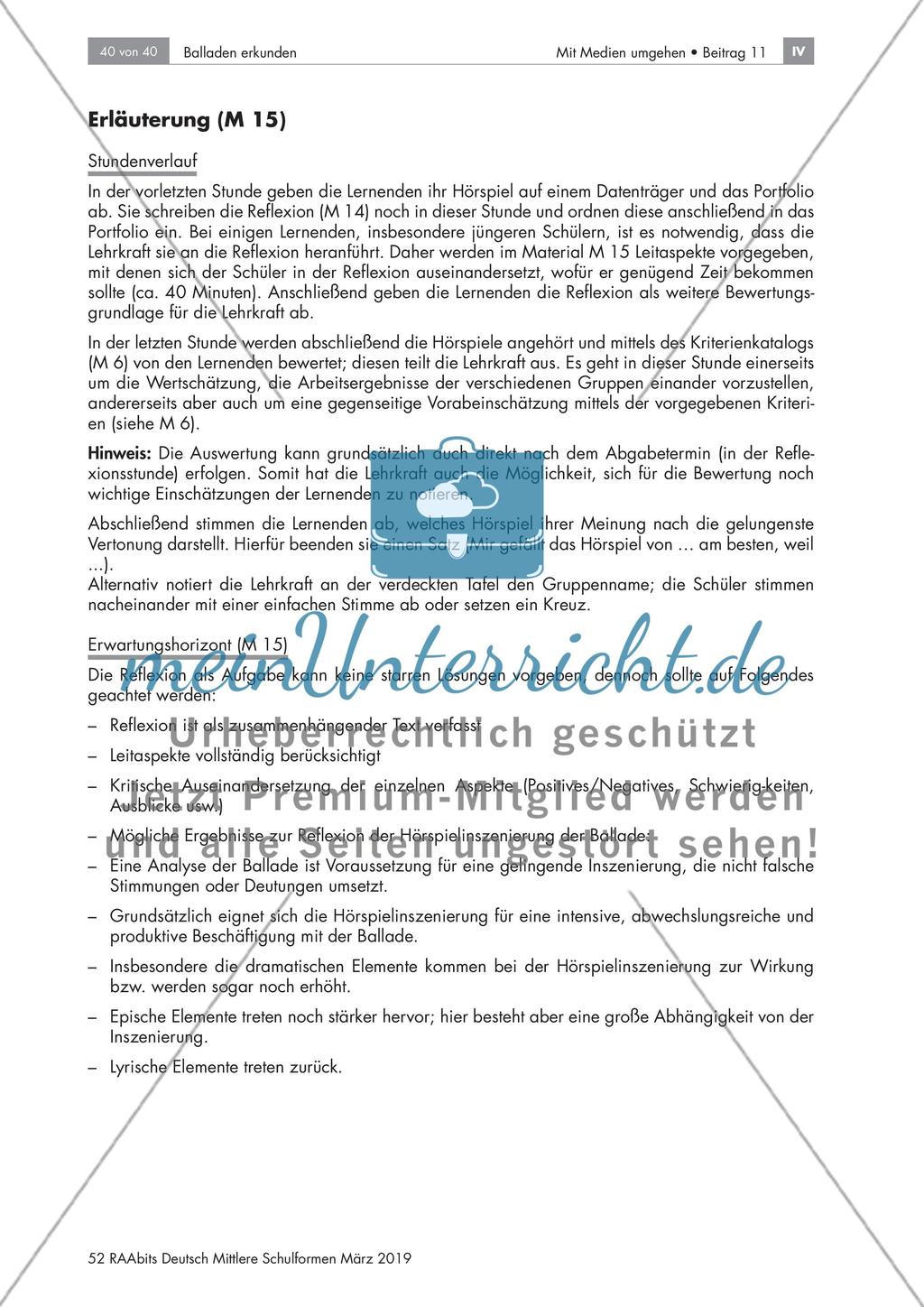 Inszenierung einer Ballade Preview 19