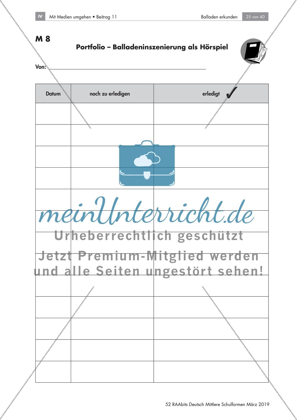 Inszenierung einer Ballade Preview 4
