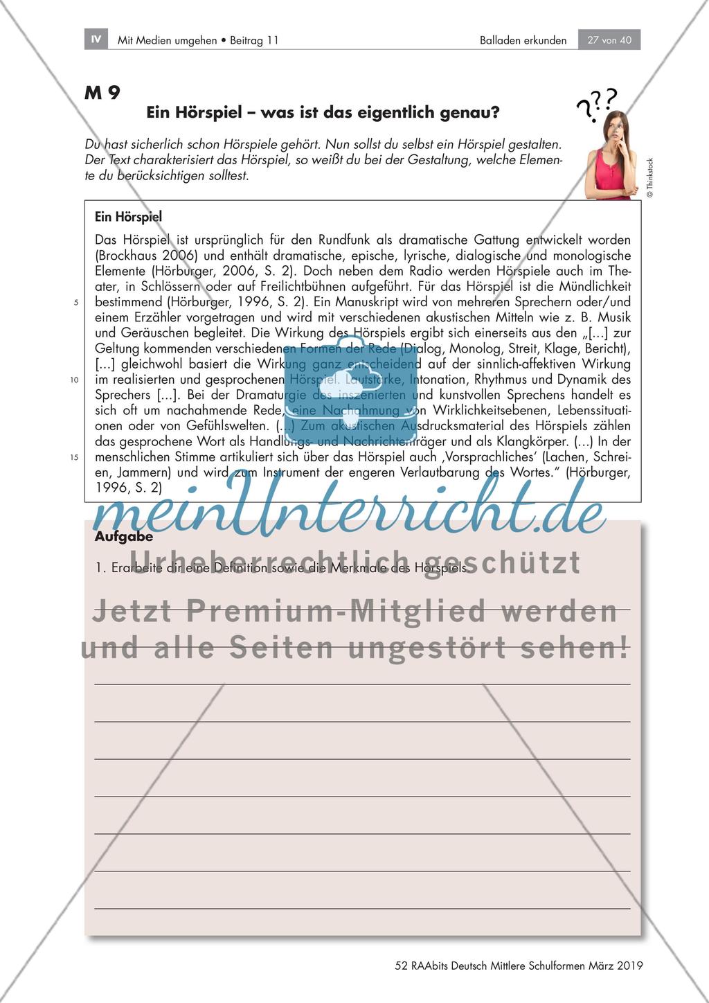 Inszenierung einer Ballade Preview 6