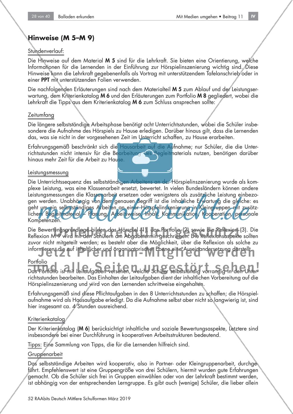 Inszenierung einer Ballade Preview 7