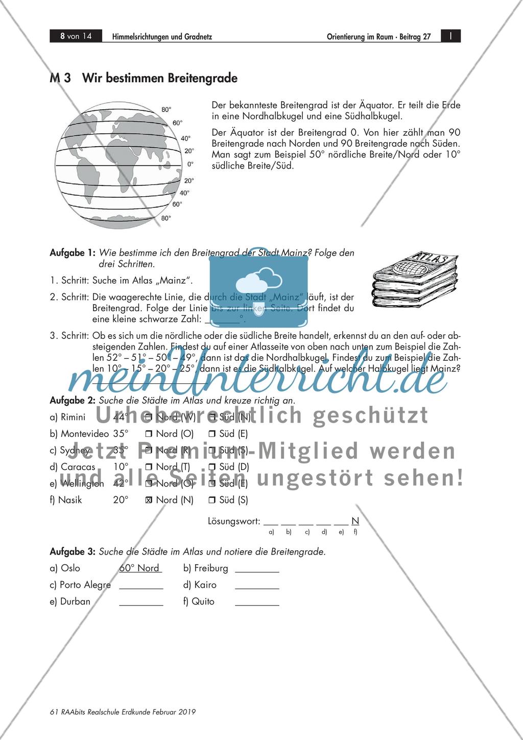 Die Bestimmung der Längen- und Breitengrade Preview 1