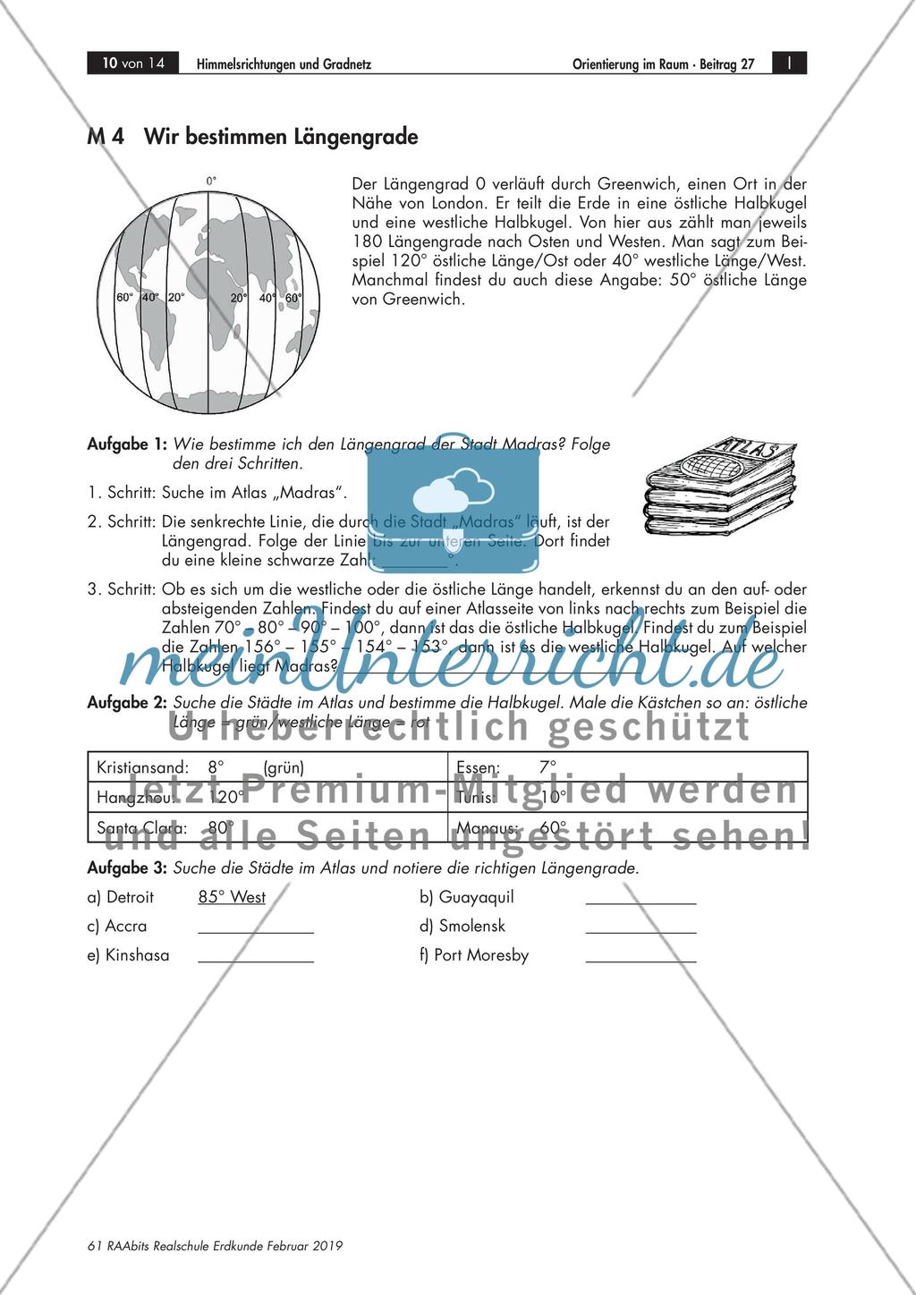 Die Bestimmung der Längen- und Breitengrade Preview 3