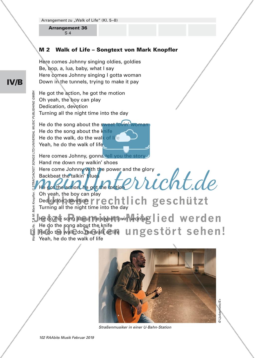 Arrangement zu