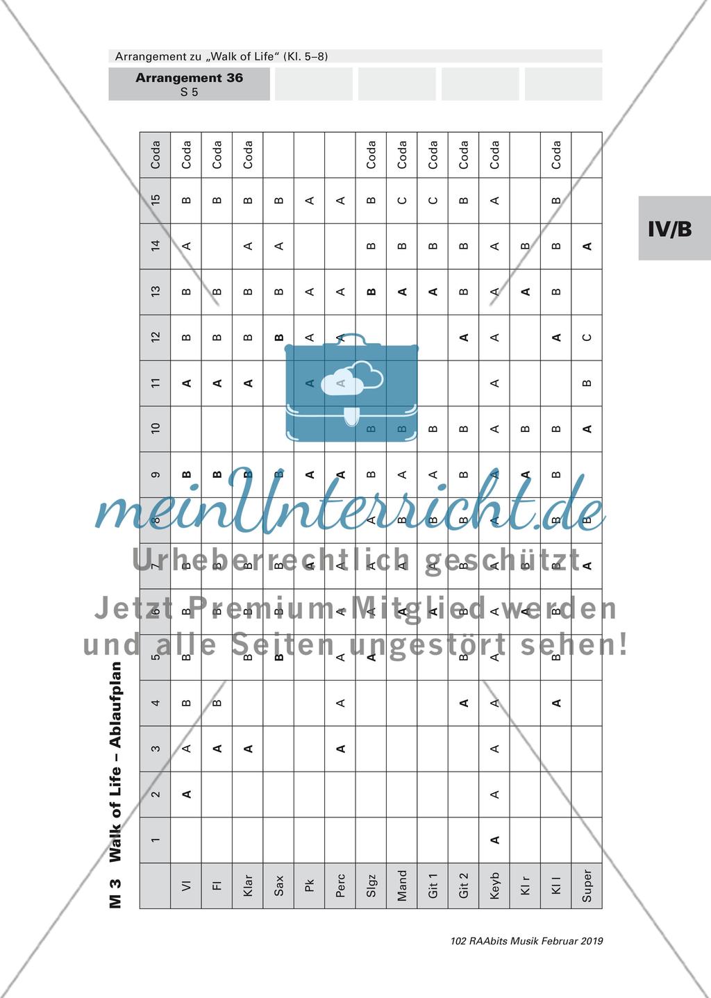 Arrangement zu