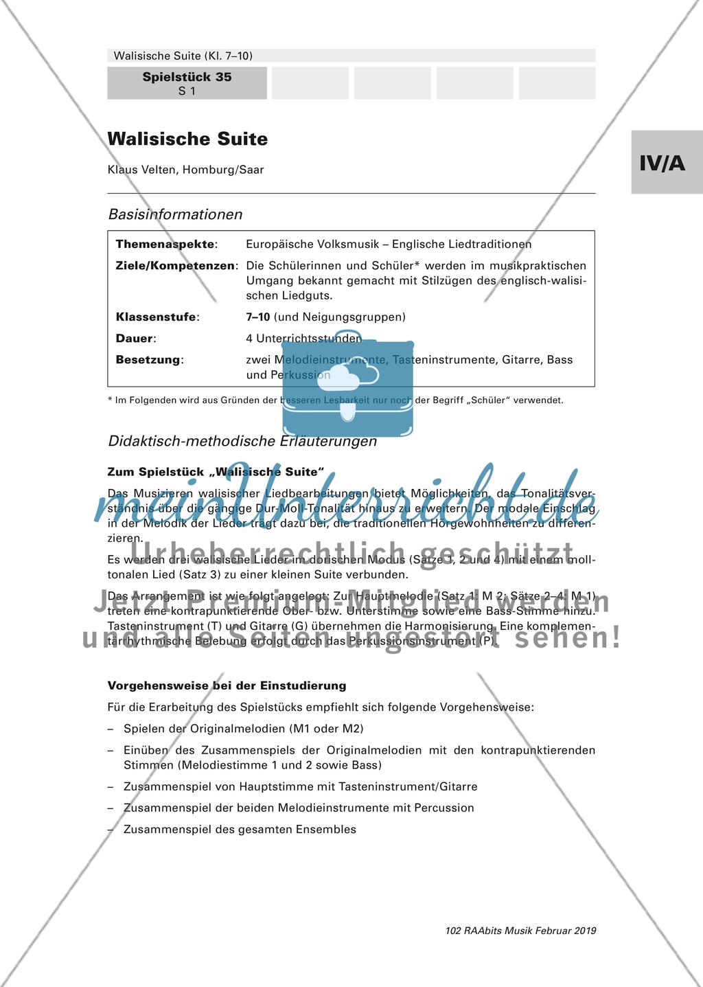 Walisische Suite Preview 1