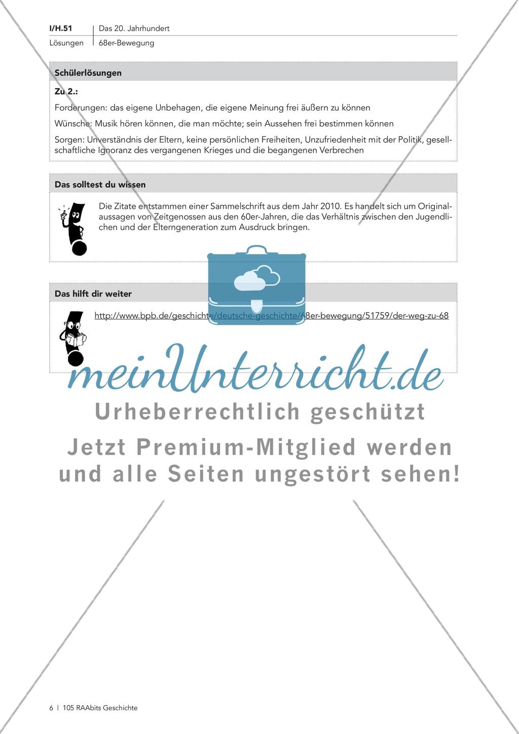 Die 68er: Die Perspektive der Jugendlichen Preview 2