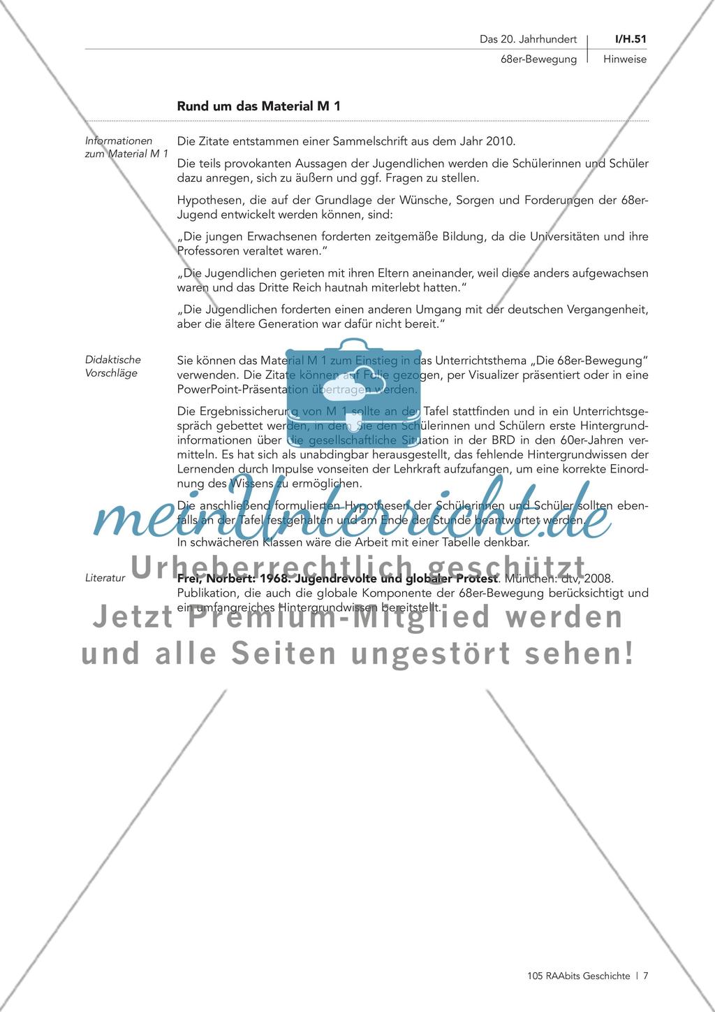 Die 68er: Die Perspektive der Jugendlichen Preview 3