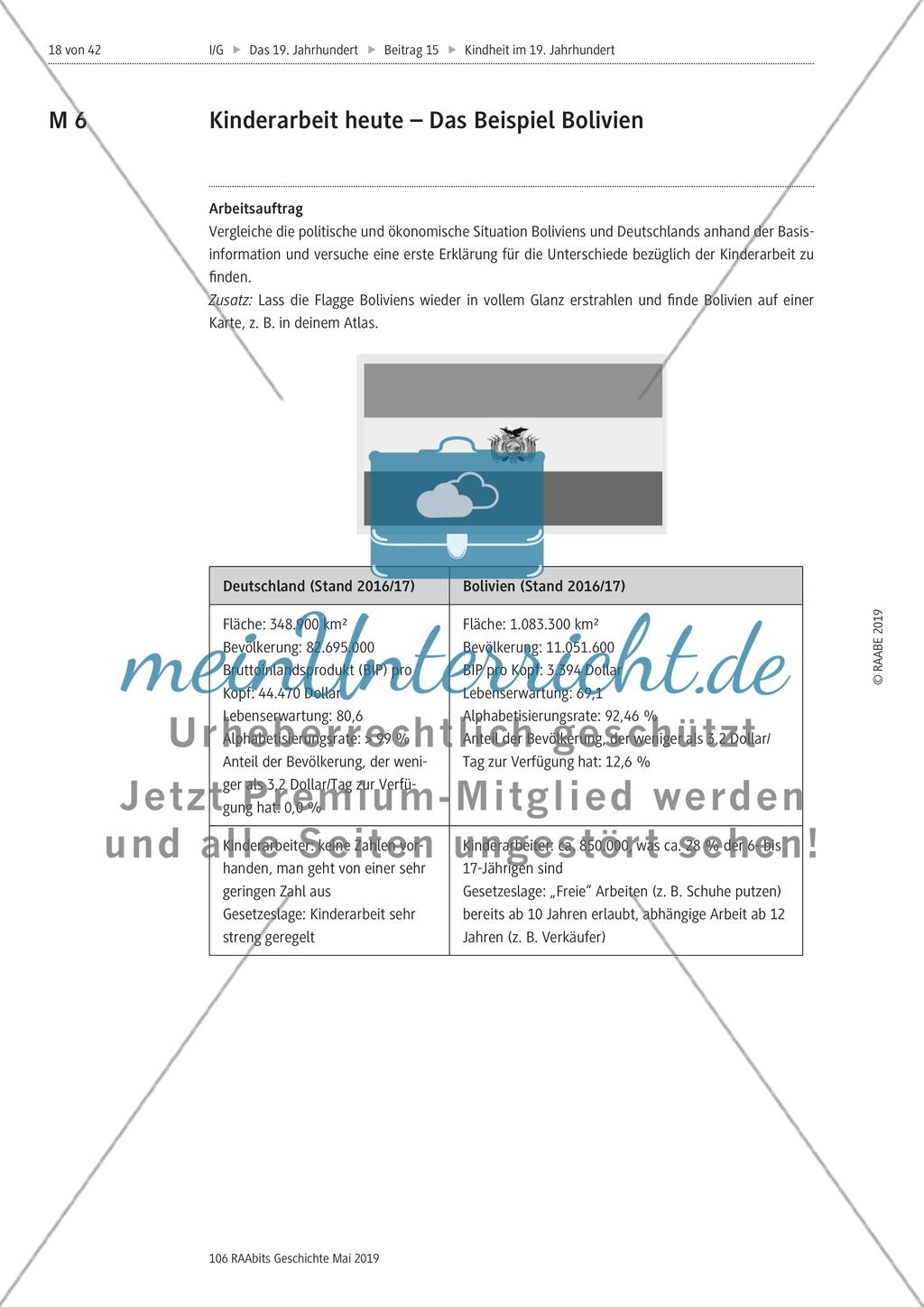 Kinderarbeit in der Gegenwart: Beispiel Bolivien Preview 1
