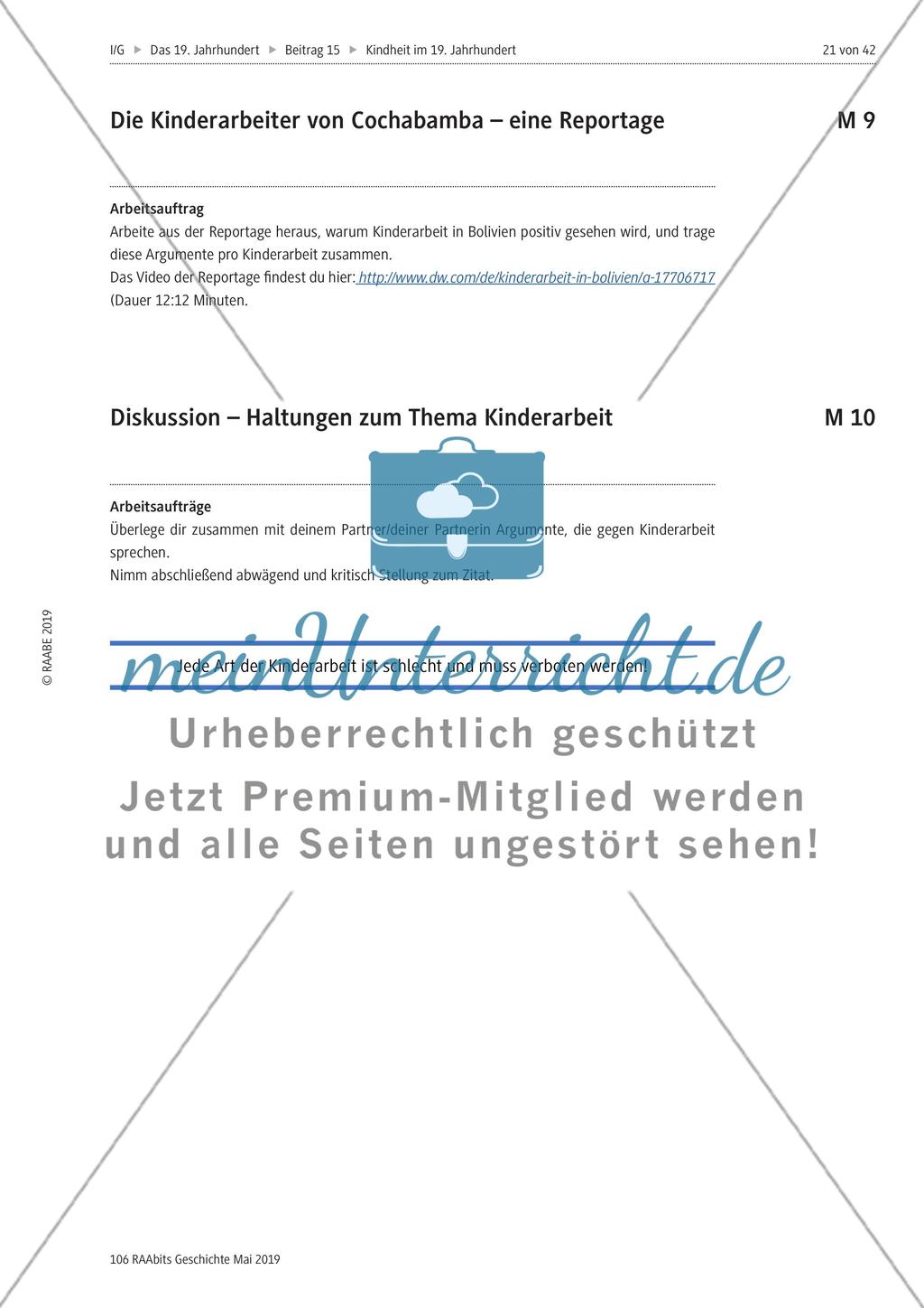 Kinderarbeit in der Gegenwart: Beispiel Bolivien Preview 4