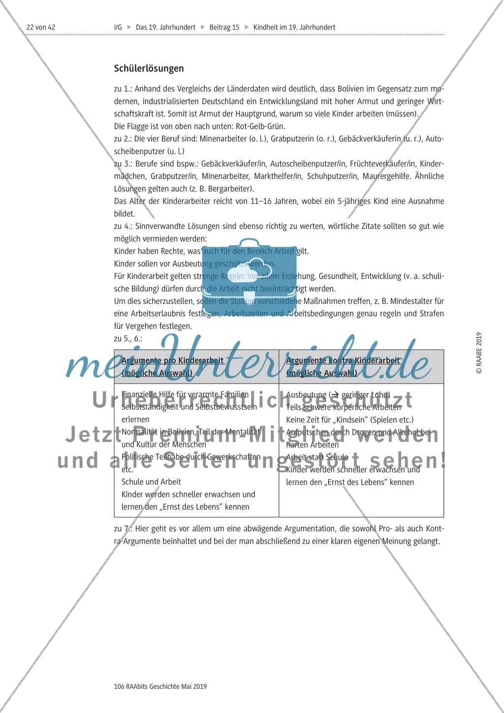 Kinderarbeit in der Gegenwart: Beispiel Bolivien Preview 5