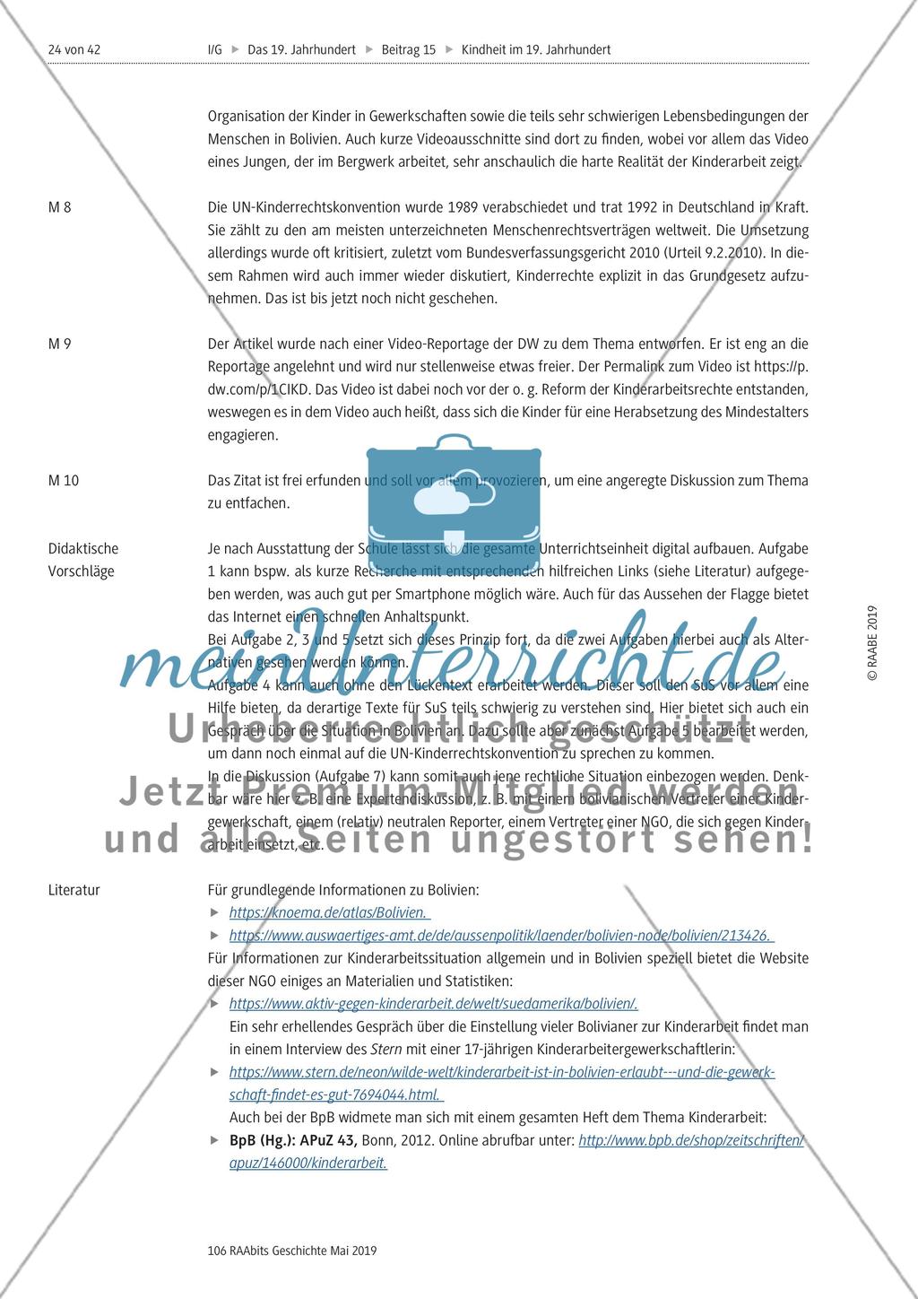 Kinderarbeit in der Gegenwart: Beispiel Bolivien Preview 7