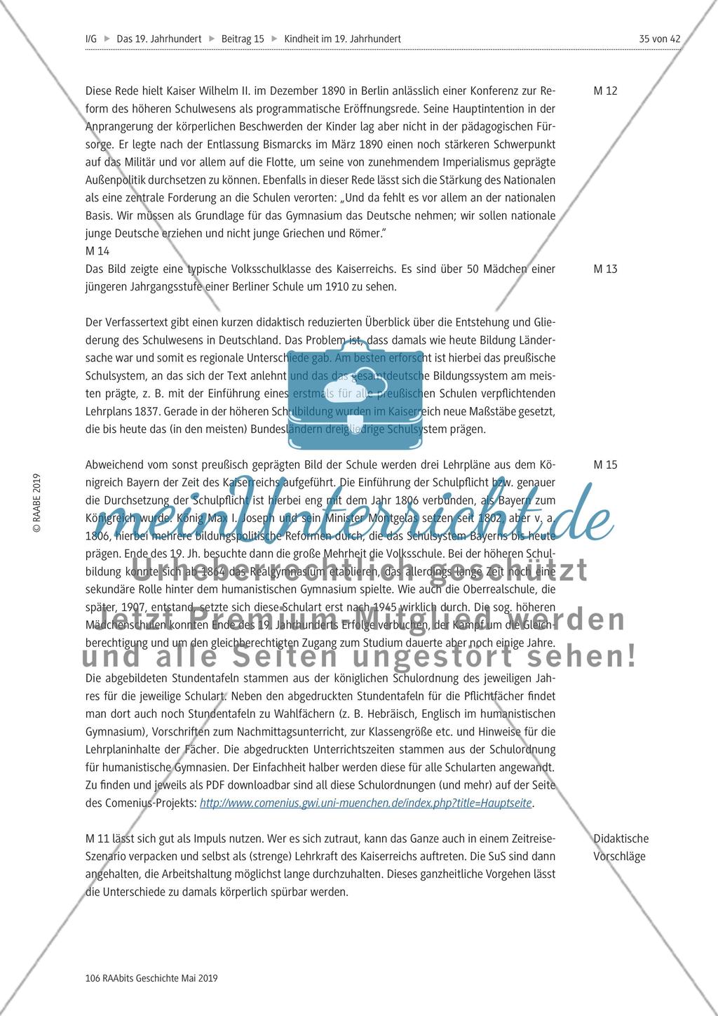 Schule im Kaiserreich Preview 10