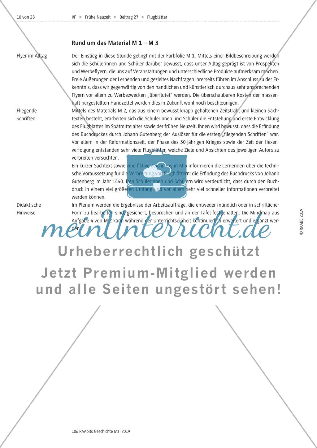 Flugblätter in der Vergangenheit und in der Gegenwart Preview 6