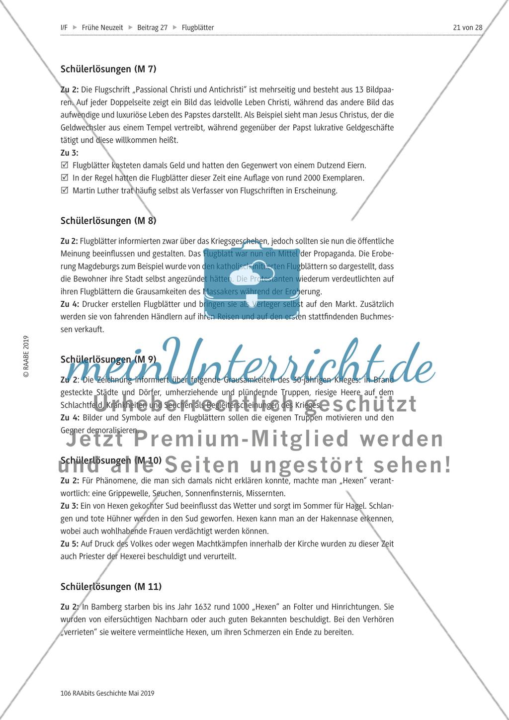 Flugblätter in der frühen Neuzeit Preview 11