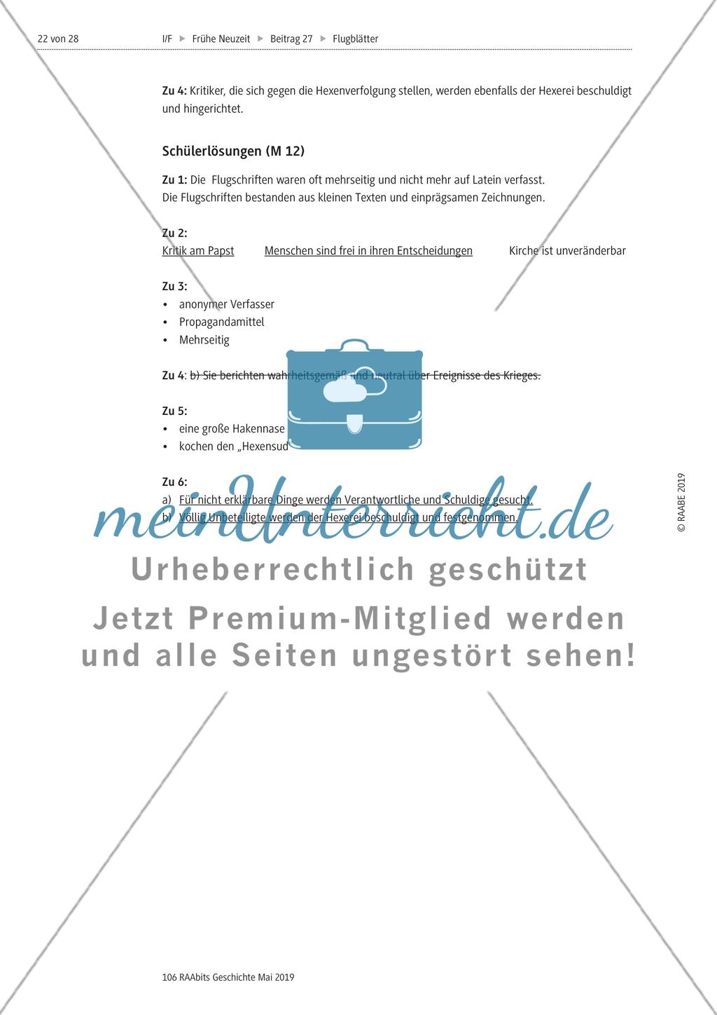 Flugblätter in der frühen Neuzeit Preview 12