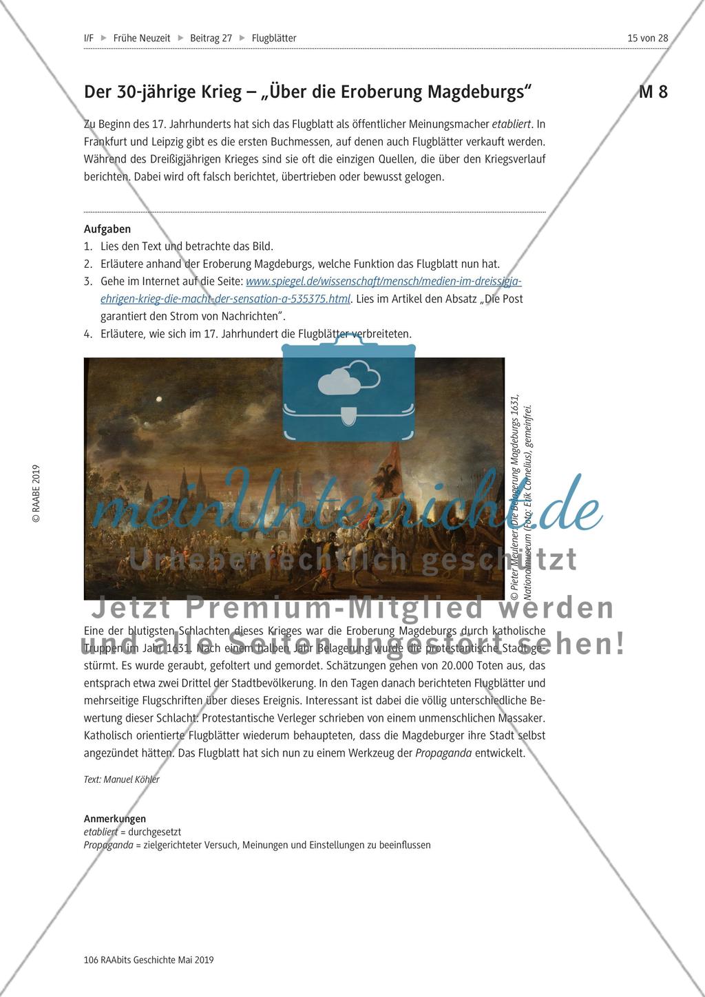 Flugblätter in der frühen Neuzeit Preview 5
