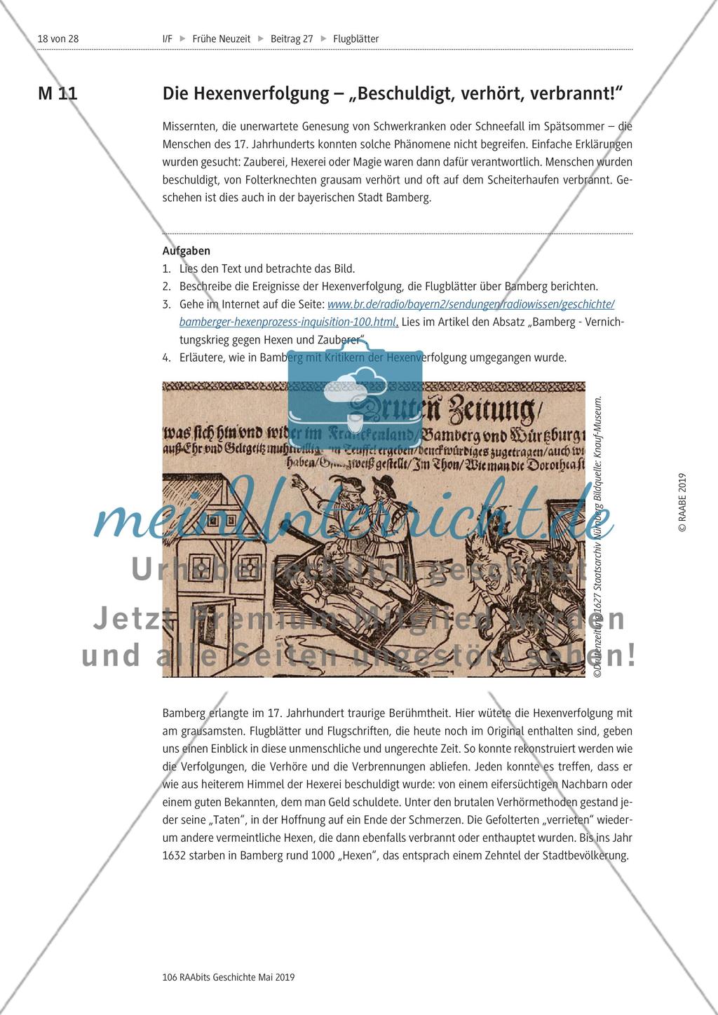 Flugblätter in der frühen Neuzeit Preview 8