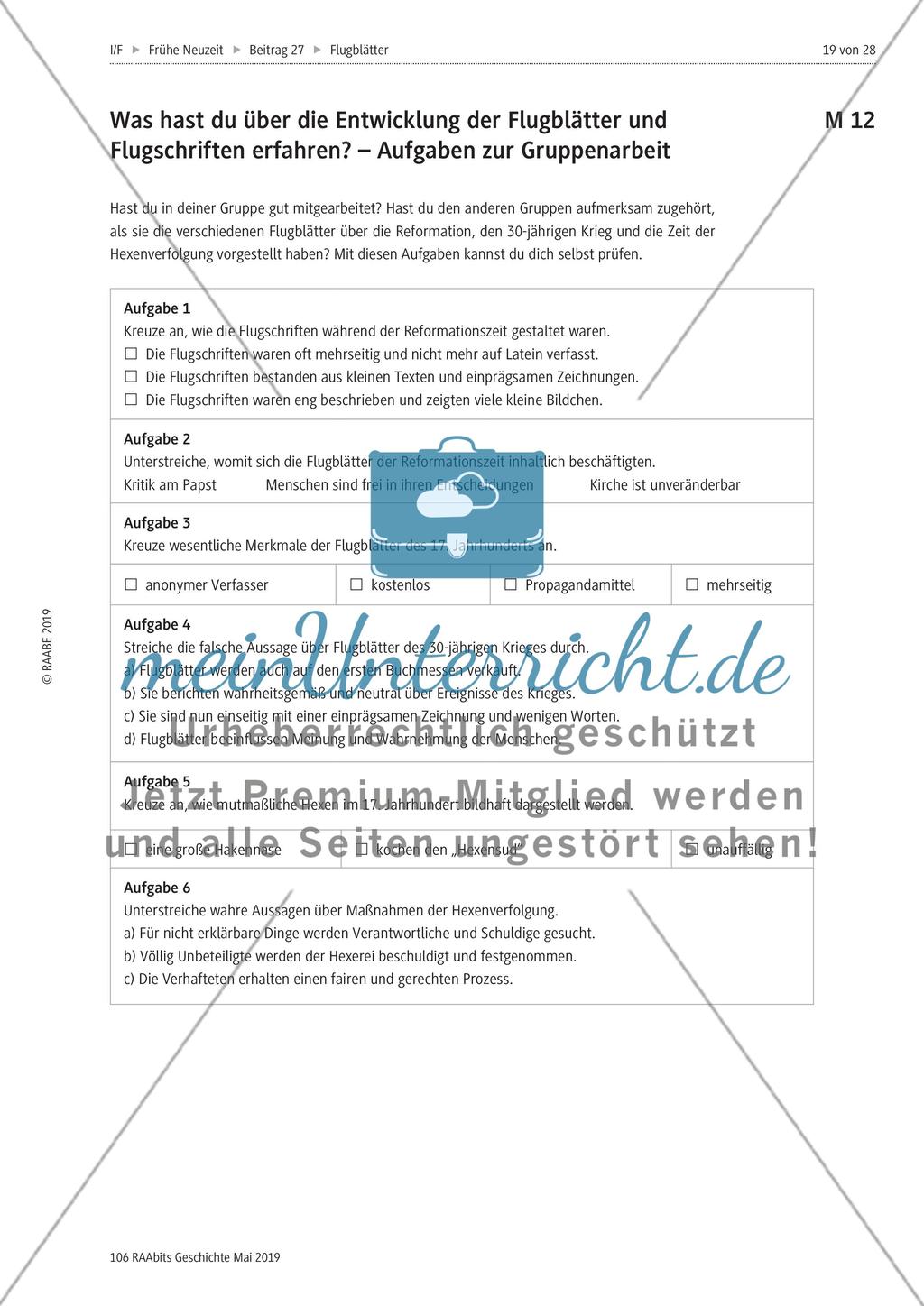 Flugblätter in der frühen Neuzeit Preview 9