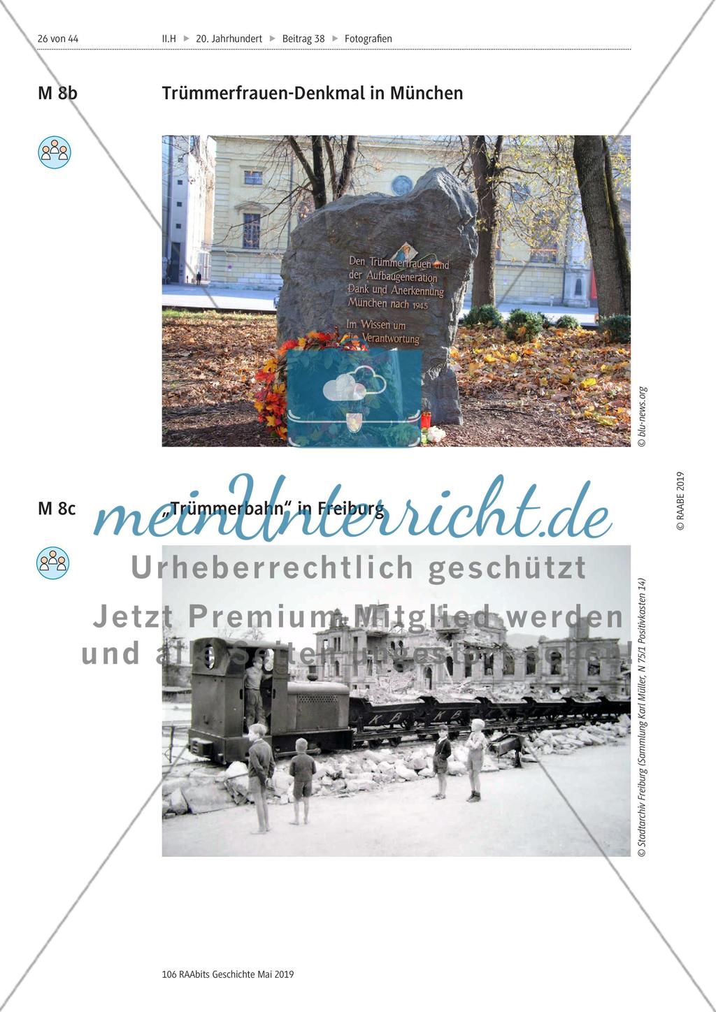 Historische Fotografien: Trümmerfrauen Preview 2