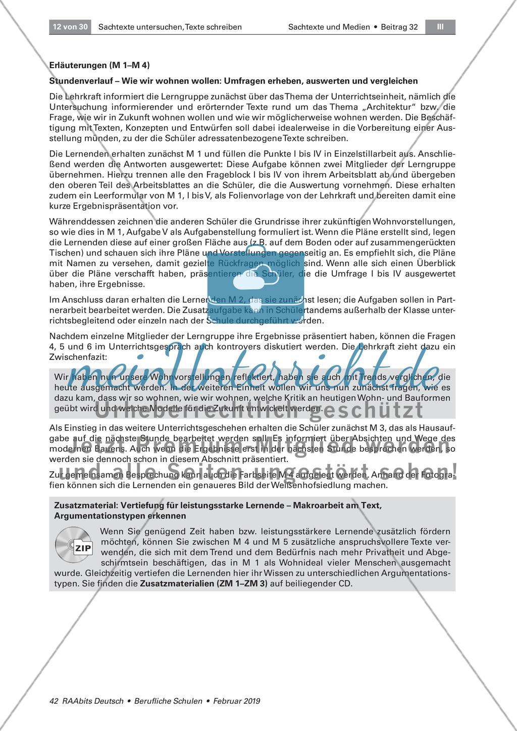 Erhebung, Auswertung und Vergleich von Umfragen zum Thema