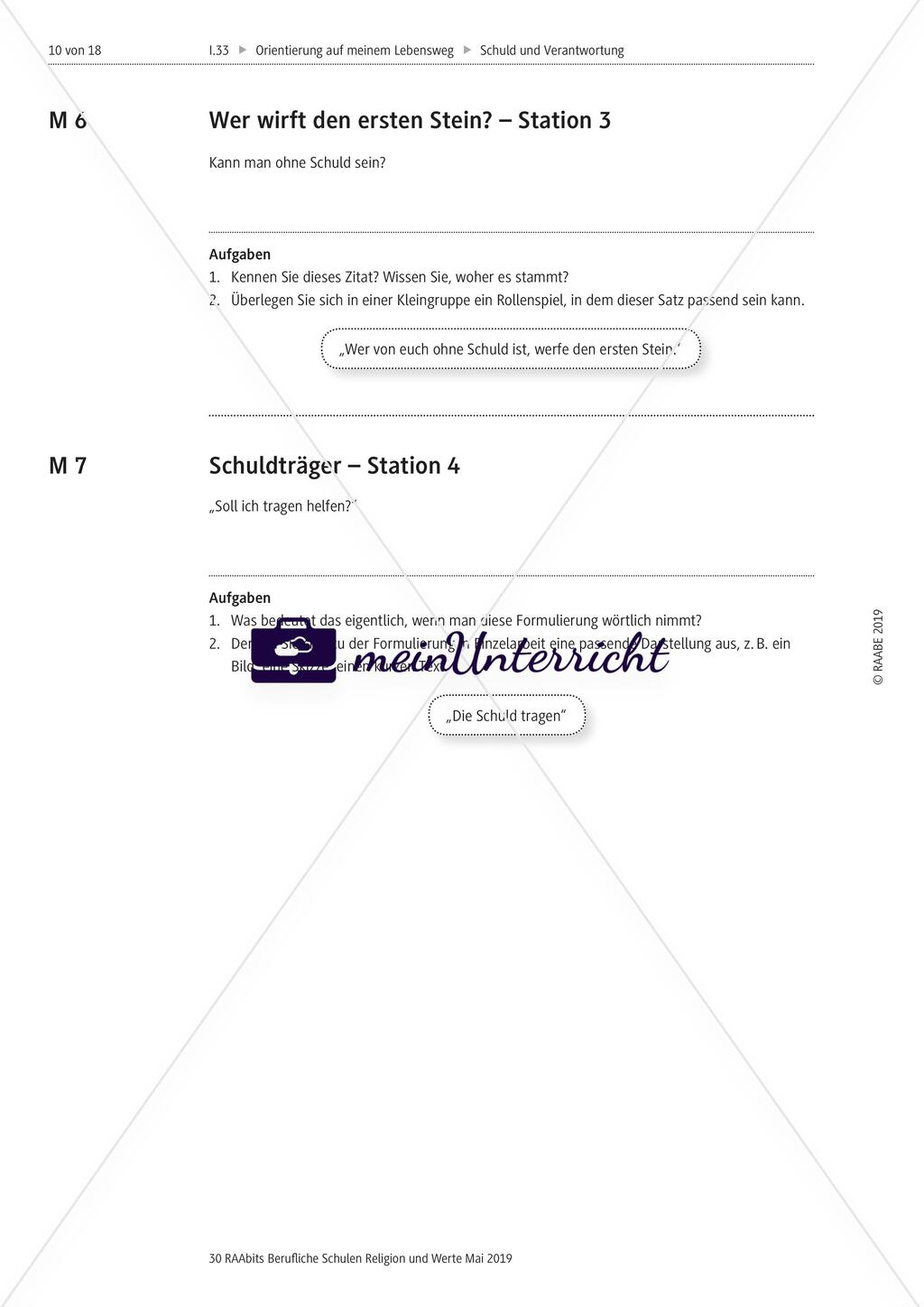 Schuld: Eine perspektivenübergreifende Betrachtung Preview 3