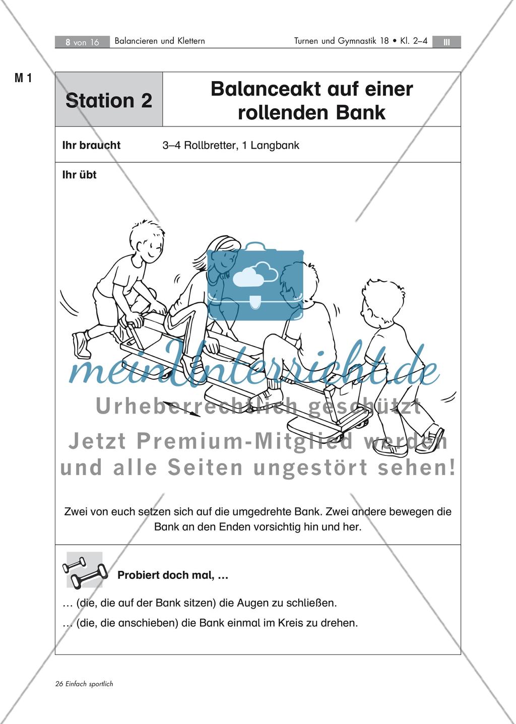Balancieren auf und mit Geräten Preview 2