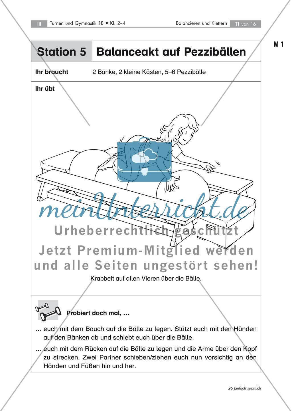 Balancieren auf und mit Geräten Preview 5