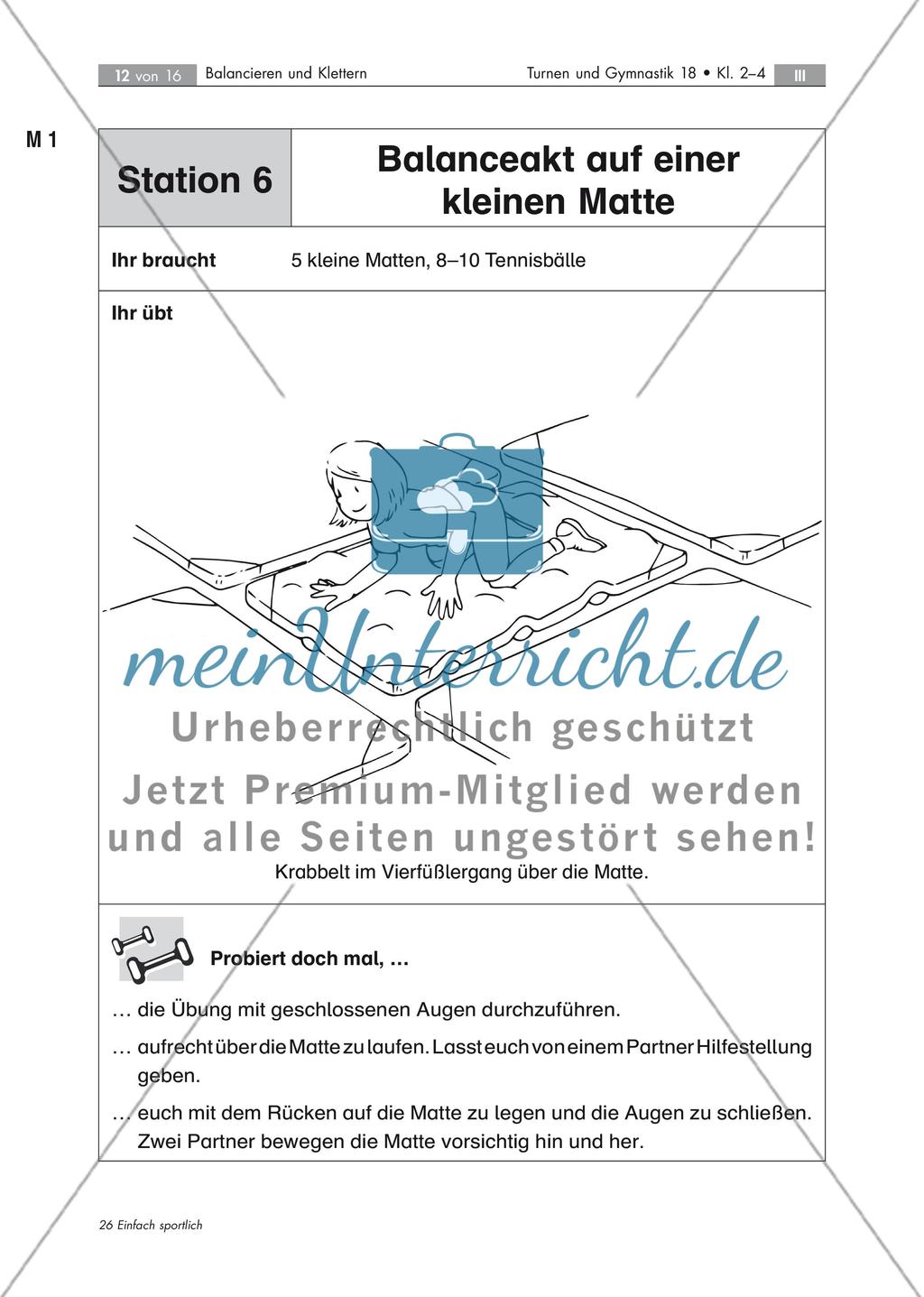 Balancieren auf und mit Geräten Preview 6