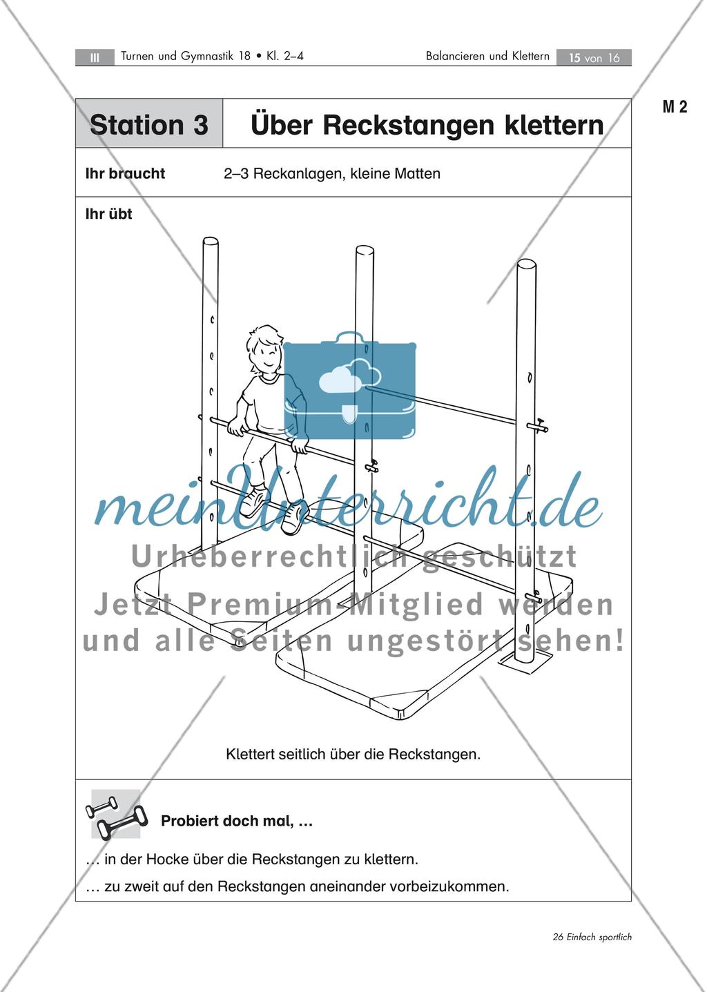 Klettern auf und mit Geräten Preview 3