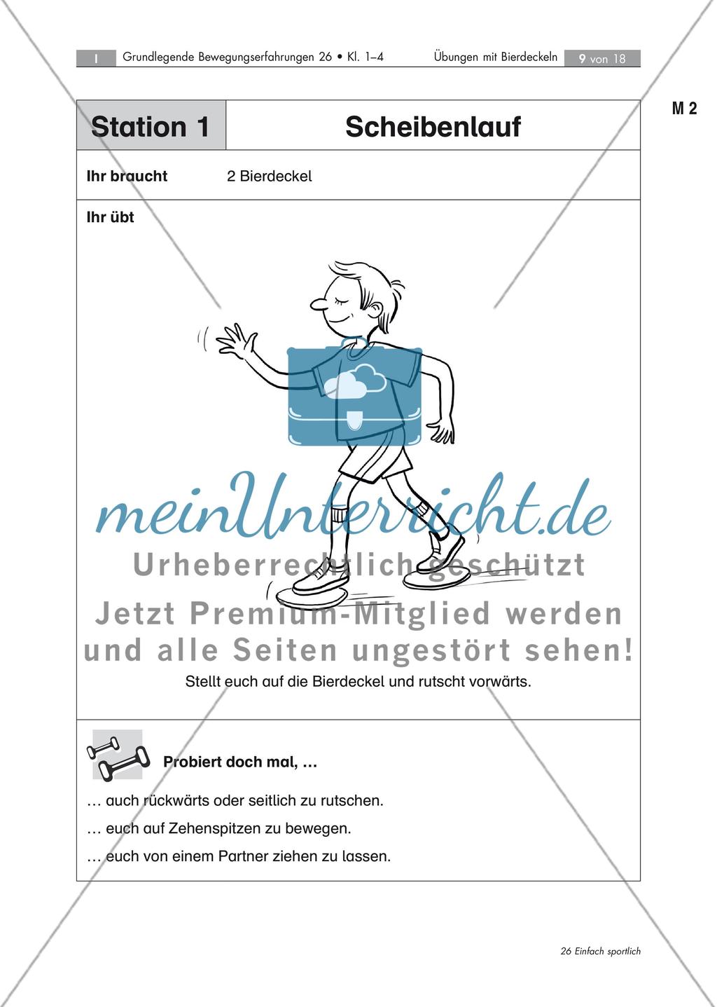 Koordinationsschulung mit Bierdeckeln Preview 1