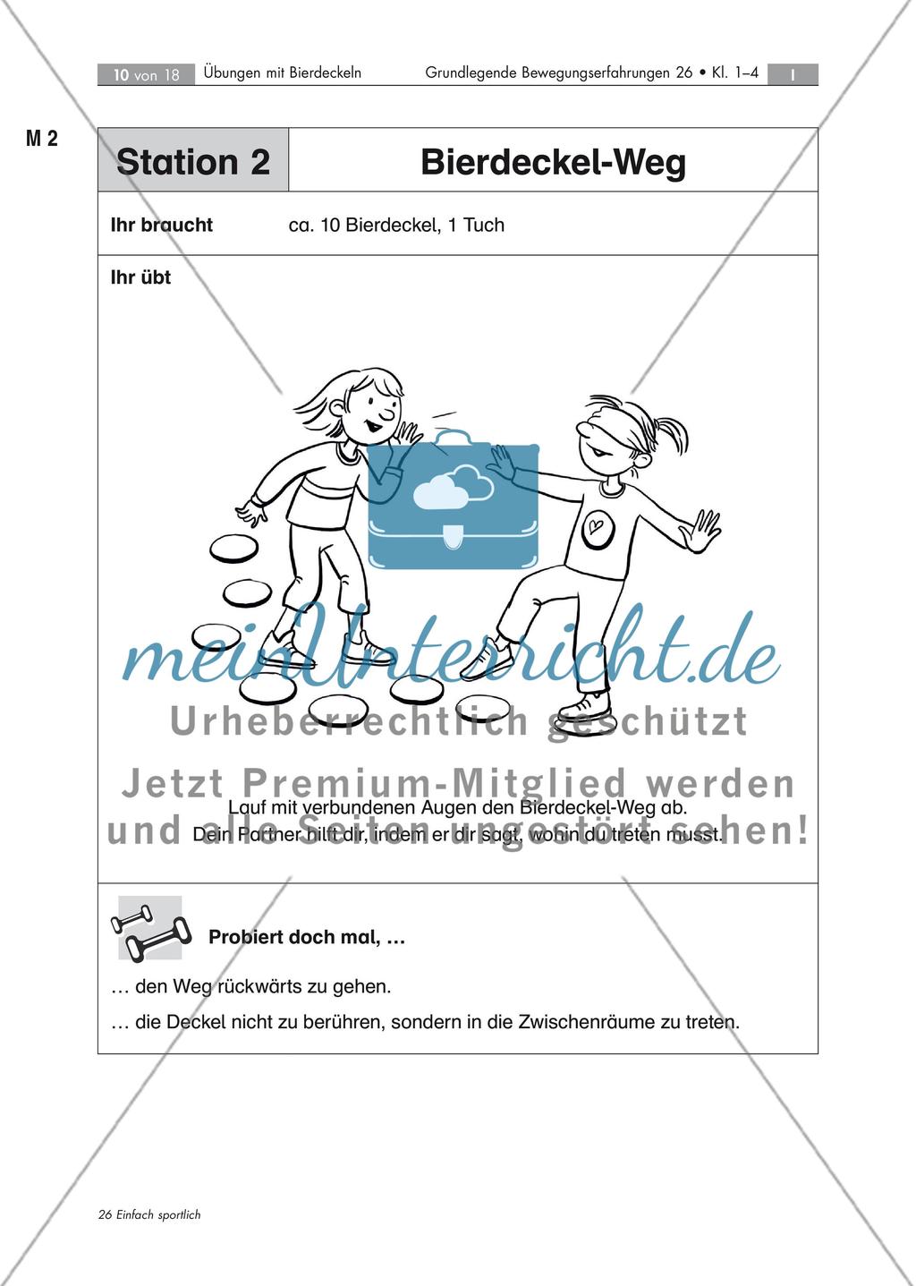 Koordinationsschulung mit Bierdeckeln Preview 2