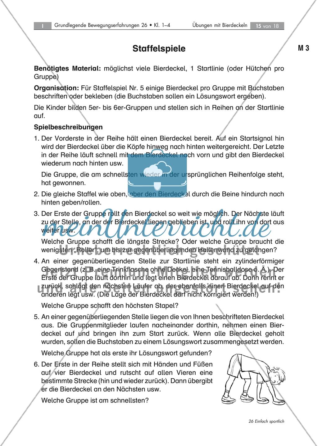 Staffelspiele mit Bierdeckeln Preview 1