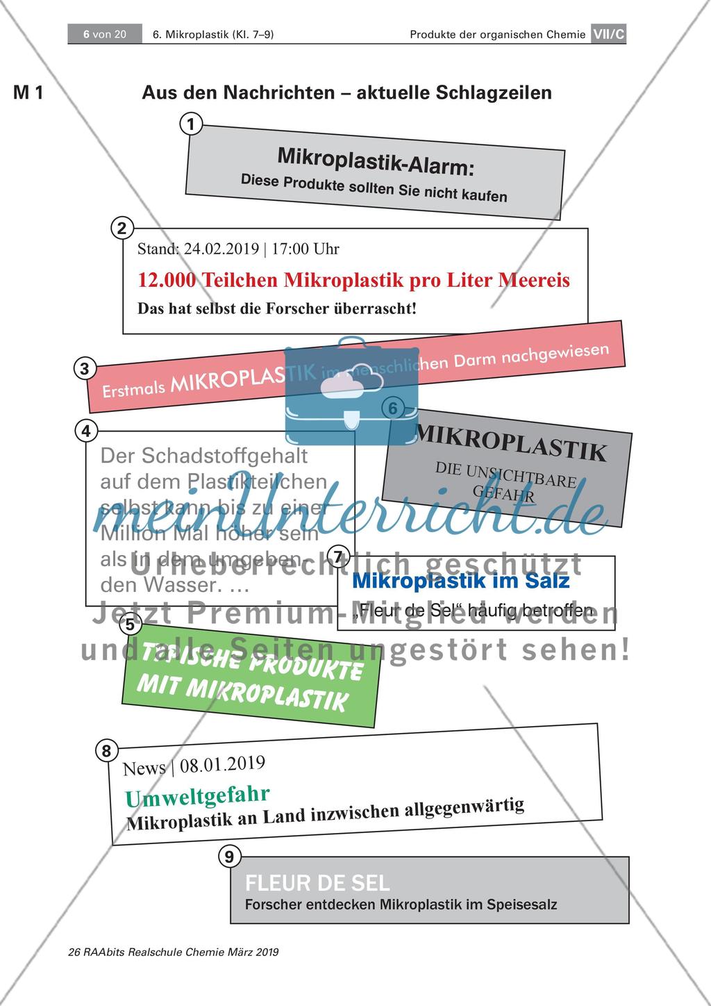Mikroplastik: Analyse von Pflegeprodukten und Nachweisen von Plastik Preview 1