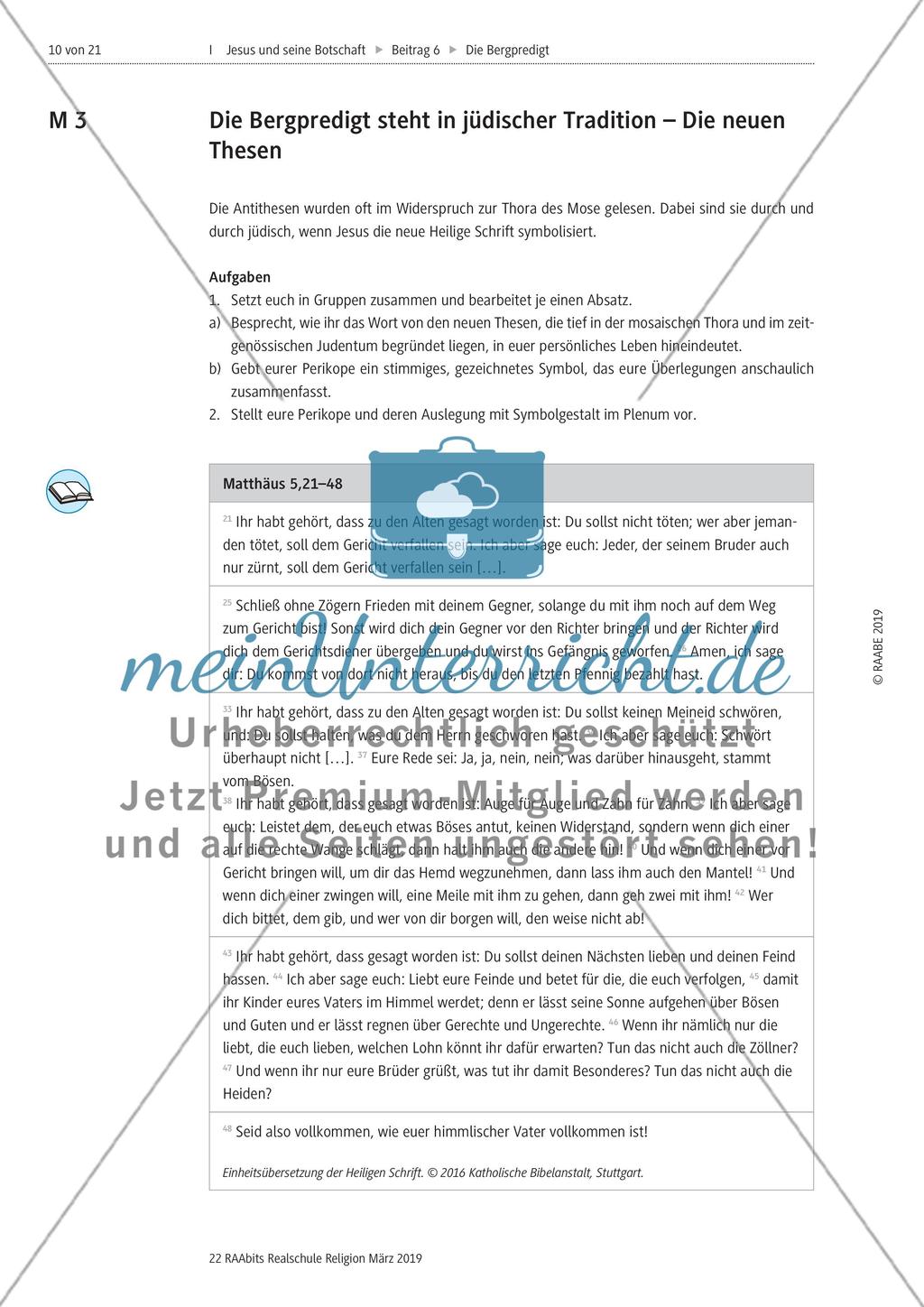Die Bergpredigt konkret Preview 1
