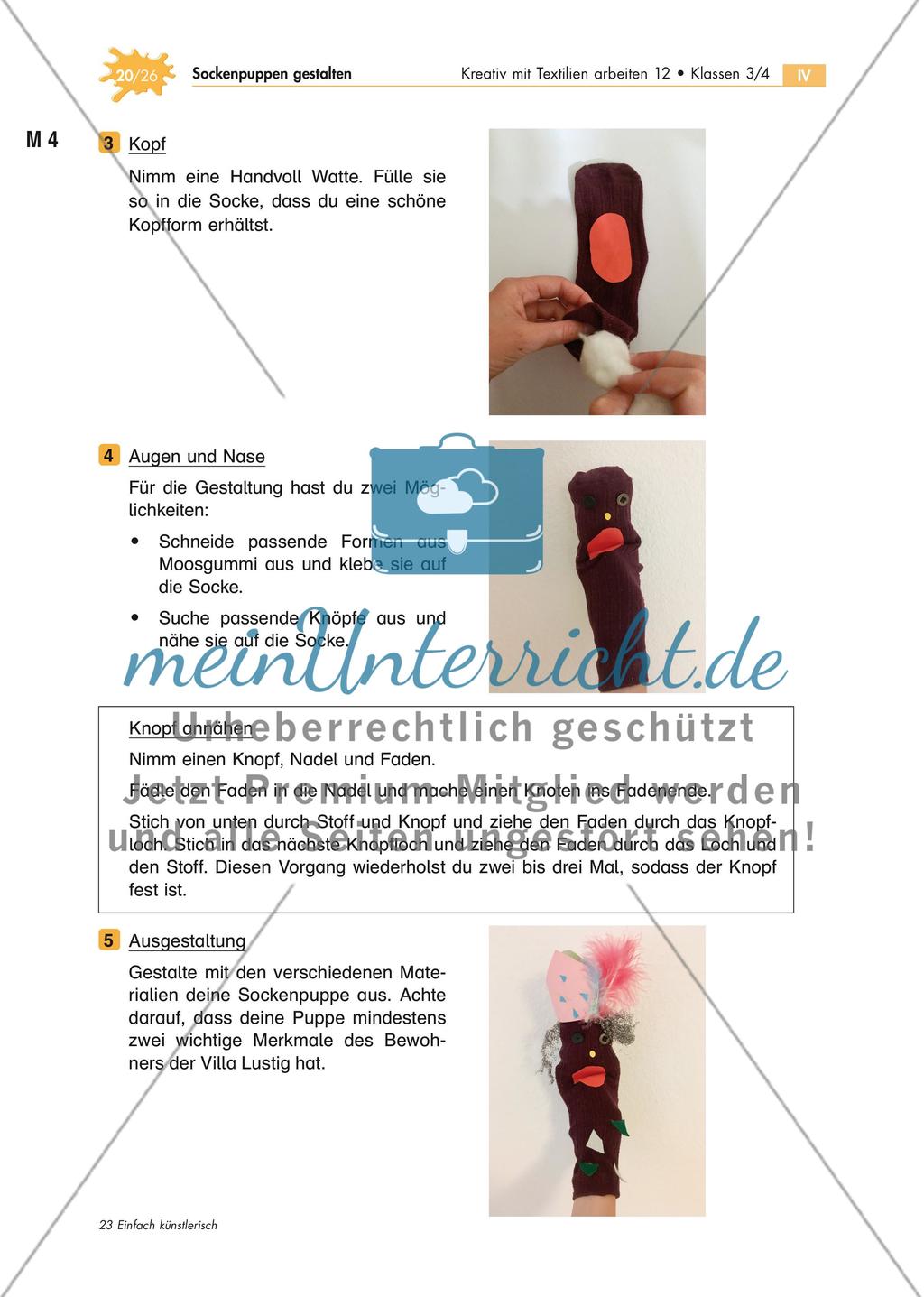 Gestaltung von Sockenpuppen Preview 3